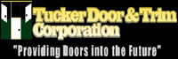 Tucker door logo